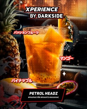 Табак для кальяна Darkside XPERIENCE PETROL HEADZ 30 гр.