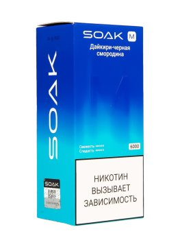 Электронная сигарета SOAK M Dr.Cherry 6000 затяжек Электронная сигарета SOAK M Dr.Cherry 6000 затяжек