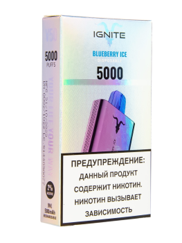 IGNITE Blueberry Ice V2 (5000 затяжек) IGNITE Blueberry Ice V2 (5000 затяжек)