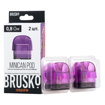 Картридж BRUSKO MINICAN 4 фиолетовый 3 мл 0,8 Ом Картридж BRUSKO MINICAN 4 фиолетовый 3 мл 0,8 Ом