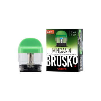 Картридж BRUSKO MINICAN 4 зелёный 3 мл 0,8 Ом Картридж BRUSKO MINICAN 4 зелёный 3 мл 0,8 Ом