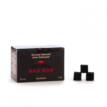 Уголь Bau Bau кокосовый 72 шт черный (25 мм) Уголь Bau Bau кокосовый 72 шт черный (25 мм)