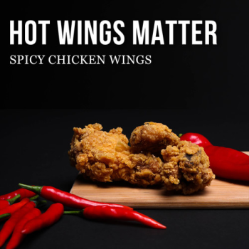 Табак Contrabanda - Hot Wings Matter (Острые куриные крылья) 100 гр.