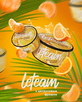 Смесь для кальяна Leteam с цитрусовым фрешем 125 гр Смесь для кальяна Leteam с цитрусовым фрешем 125 гр