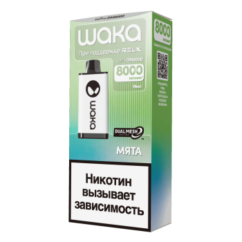 WAKA Мята (8000 затяжек)