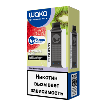 WAKA Клубника Киви (10000 затяжек) МРК