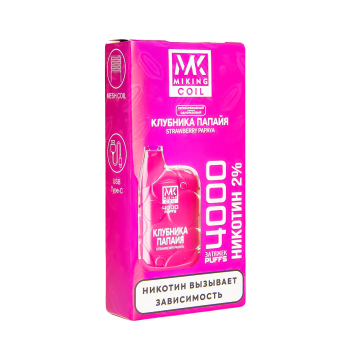 MIKING Клубника папайя (4000 затяжек) MIKING Клубника папайя (4000 затяжек)