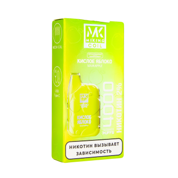 MIKING Кислое яблоко (4000 затяжек) МРК MIKING Кислое яблоко (4000 затяжек) МРК