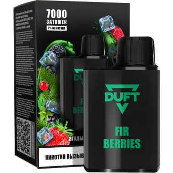 Электронная сигарета DUFT Fir Berries (7000 затяжек)