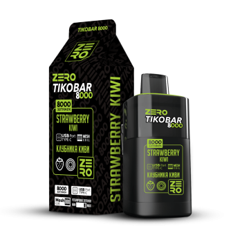Электронная сигарета TIKOBAR ZERO Клубника Киви 8000 затяжек