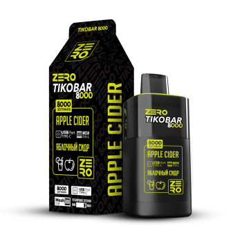 TIKOBAR ZERO Яблочный Сидр 8000 затяжек МРК