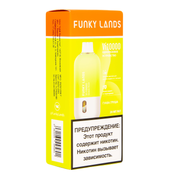 FUNKY LANDS Гуава груша (10 000 затяжек) МРК