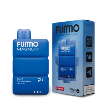 FUMMO MAGNUM Голубая малина Лимон (7500 затяжек) МРК