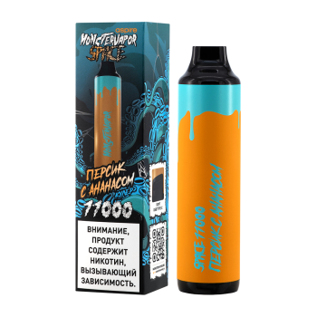 Электронная сигарета MONSTERVAPOR SPACE Персик и ананас (11000 затяжек)