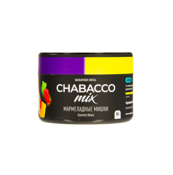 Chabacco Mix MEDIUM Gummy bears 50гр Chabacco Mix MEDIUM Gummy bears 50гр