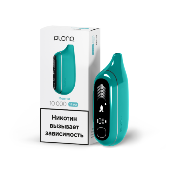 Электронная сигарета PLONQ MAX PRO Ментол (10000 затяжек) 20 мг