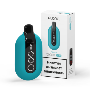 Электронная сигарета PLONQ ULTRA Ментол (12000 затяжек) 20 мг