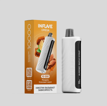 INFLAVE OMEGA Миндаль кленовый сироп (10000 затяжек) МРК