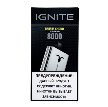 IGNITE Banana Cherry V80 (8000 затяжек) МРК IGNITE Banana Cherry V80 (8000 затяжек) МРК