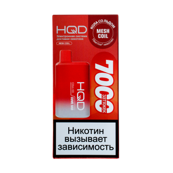 HQD Cuvie BAR Кола со льдом (7000 затяжек) HQD Cuvie BAR Кола со льдом (7000 затяжек)