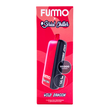 FUMMO INDIC SERIAL CHILLER Земляника с драгонфрутом (10 000 затяжек) МРК