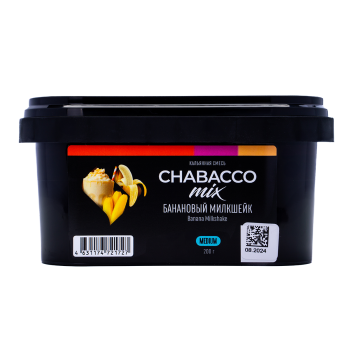 Chabacco Mix MEDIUM Banana Milkshake 200гр Chabacco Mix MEDIUM Banana Milkshake 200гр