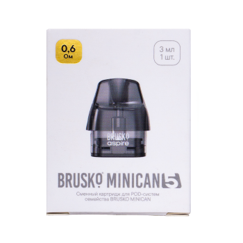 Картридж к электронной системе BRUSKO Minican 5 (1шт.) 0,6 Картридж к электронной системе BRUSKO Minican 5 (1шт.) 0,6