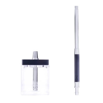 Кальян Hoob subAtom Чёрный x Нержавеющая сталь