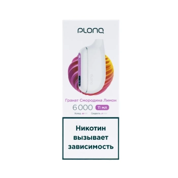 PLONQ MAX Гранат Смородина Лимон (6000 затяжек) 20 мг PLONQ MAX Гранат Смородина Лимон (6000 затяжек) 20 мг