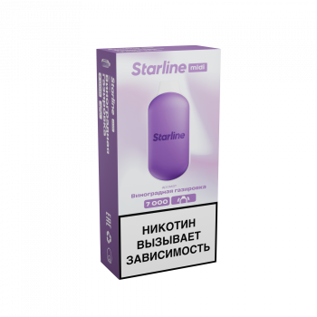 Эл. сиг. DARKSIDE STARLINE 7000 Миди Виноградная газировка, 11мл,  2 %