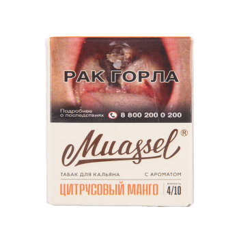 Muassel Medium 4/10 Цитрусовый манго 40гр Muassel Medium 4/10 Цитрусовый манго 40гр