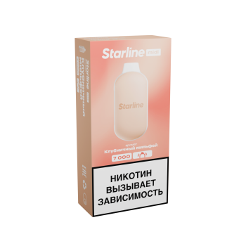 Эл. сиг. DARKSIDE STARLINE 7000 Миди Клубничный мильфей, 11мл,  2 %