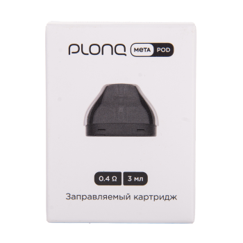 Картридж PLONQ META Open POD 3 мл, 0,4 Ом (1шт.) Картридж PLONQ META Open POD 3 мл, 0,4 Ом (1шт.)