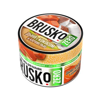 Бестабачная безникотиновая смесь для кальяна BRUSKO, 50 г, Дыня с кокосом и карамелью МРК Бестабачная безникотиновая смесь для кальяна BRUSKO, 50 г, Дыня с кокосом и карамелью МРК
