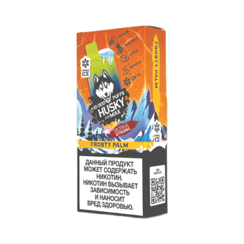 Эл. сиг. HUSKY AIRMAX 10000 Ultra Strong Frosty Palm /Тропические фрукты 2 %