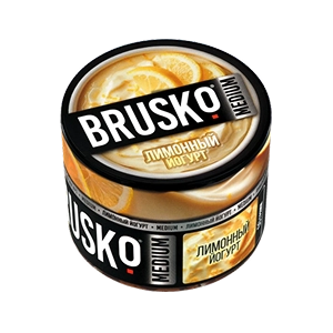 Бестабачная безникотиновая смесь для кальяна BRUSKO, 50 г, Лимонный йогурт МРК Бестабачная безникотиновая смесь для кальяна BRUSKO, 50 г, Лимонный йогурт МРК