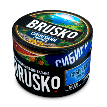 Бестабачная безникотиновая смесь для кальяна BRUSKO, 50 г, Сибирский лимонад МРК Бестабачная безникотиновая смесь для кальяна BRUSKO, 50 г, Сибирский лимонад МРК