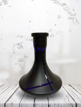 Колба Vessel Glass Крафт полоски фиолетовые (1-175)