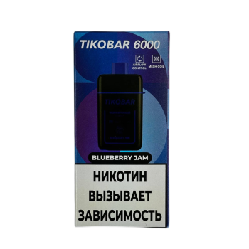 Эл. сиг. TIKOBAR 6000 Blueberry Jam (Черничный Джем) 2 % Эл. сиг. TIKOBAR 6000 Blueberry Jam (Черничный Джем) 2 %