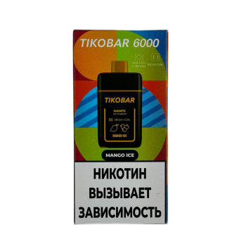 Эл. сиг. TIKOBAR 6000 Mango Ice (Манго Со Льдом) 2 % Эл. сиг. TIKOBAR 6000 Mango Ice (Манго Со Льдом) 2 %