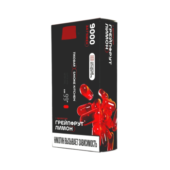 Эл. сиг. TIKOBAR SOLOx SMOKE KITCHEN 9000 Grapefruit lemon /Грейпфрут лимон 2 %