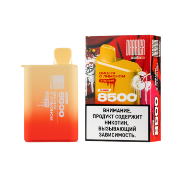 Эл. сиг. BRUSKO DABBLER TURBO 8500 Вишня с лимоном, кислый  2 %