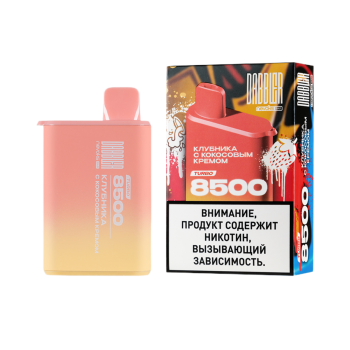 Эл. сиг. BRUSKO DABBLER TURBO 8500 Клубника с кокосовым кремом 2 % Эл. сиг. BRUSKO DABBLER TURBO 8500 Клубника с кокосовым кремом 2 %