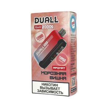 Эл. сиг. DUALL BAR 12000 Морозная вишня 2 % Эл. сиг. DUALL BAR 12000 Морозная вишня 2 %