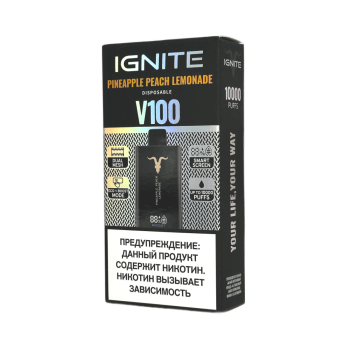 Эл. сиг. IGNITE V 100 10000 Pineapple Peach Lemon / Ананас персик лимон 2 % Эл. сиг. IGNITE V 100 10000 Pineapple Peach Lemon / Ананас персик лимон 2 %