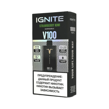 Эл. сиг. IGNITE V 100 10000 Strawberry Kiwi / Клубника киви 2 % Эл. сиг. IGNITE V 100 10000 Strawberry Kiwi / Клубника киви 2 %