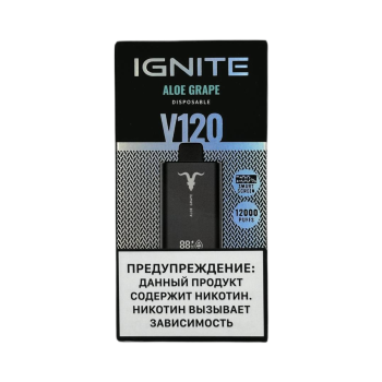 Эл. сиг. IGNITE V 120 12000 Aloe Grape 2% Эл. сиг. IGNITE V 120 12000 Aloe Grape 2%