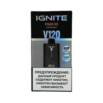 Эл. сиг. IGNITE V 120 12000 Peach Ice 2% Эл. сиг. IGNITE V 120 12000 Peach Ice 2%