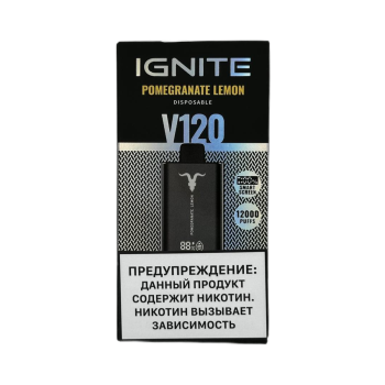 Эл. сиг. IGNITE V 120 12000 Pomegranate Lemon 2% Эл. сиг. IGNITE V 120 12000 Pomegranate Lemon 2%
