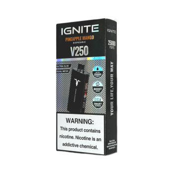 Эл. сиг. IGNITE V 250 Black 25000 Pineapple Mango 2 % Эл. сиг. IGNITE V 250 Black 25000 Pineapple Mango 2 %